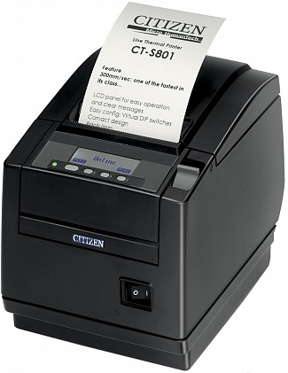 Принтер Citizen CT-S801II, No interface, Black, Этикеточная версия