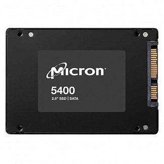 Micron SSD 5400 PRO, 480GB, 2.5" 7mm, SATA3, 3D TLC, R/W 540/520MB/s, IOPs 95 000/37 000, TBW 1324, DWPD 1.5 (12 мес.)
