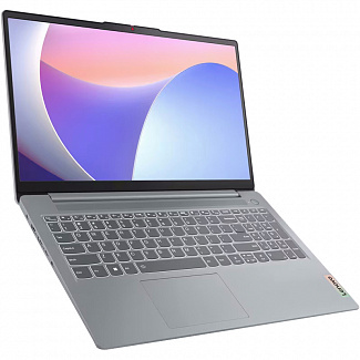 Ноутбук/ Lenovo IdeaPad Slim 3 15IAH8 15.6"(1920x1080 IPS)/Intel Core i5 12450H(2Ghz)/8192Mb/512SSDGb/noDVD/Int:Intel UHD Graphics/Cam/BT/WiFi/47WHr/war 1y/1.62kg/grey/noOS + 65W, RU kbd