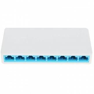 Коммутатор/ 8-port 10/100Mbps desktop switch, plastic case