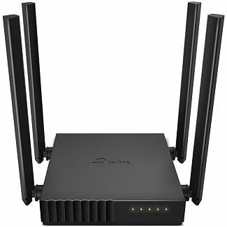 Маршрутизатор/ AC1200 Wireless Dual Band Router, 867 at 5 GHz +300 Mbps at 2.4 GHz, 802.11ac/a/b/g/n, 1 10/100 Mbps WAN port + 4 10/100 Mbps LAN ports, 4 external 5dBi antennas, support MU-MIMO, Beamforming, support L2TP Russia/PPTP Russia/PPPoE Russia, I