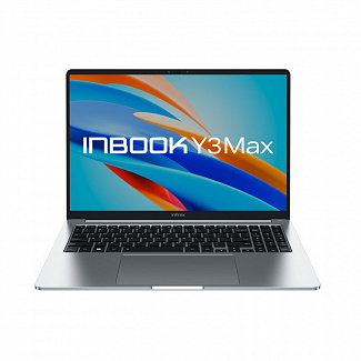 Ноутбук/ Infinix Inbook Y3 MAX_YL613 16"(1920x1200 IPS)/Intel Core i5 1235U(1.3Ghz)/8192Mb/512SSDGb/noDVD/Int:Intel Iris Xe Graphics/BT/WiFi/70WHr/1.65kg/Silver/DOS