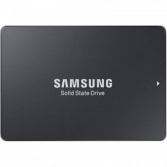Твердотельный накопитель/ Samsung SSD PM883, 960GB, 2.5" 7mm, SATA3, 3D TLC, R/W 550/520MB/s, IOPs 98 000/28 000, TBW 1366, DWPD 1.3 (12 мес.)