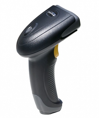 Ручной сканер штрих-кода 1D CCD (black surface) with USB cable, autosense, smart stand ready (Aringa)