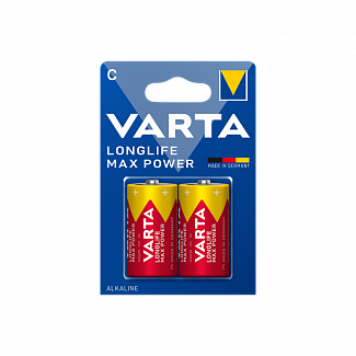 Батарейка Varta LONGLIFE MAX POWER (MAX TECH) LR14 C BL2 Alkaline 1.5V (4714) (2/20/200)