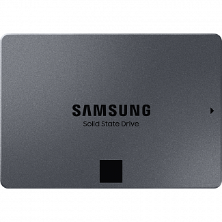 Твердотельные накопители/ Samsung SSD 870 QVO, 4000GB, 2.5" 7mm, SATA3, 4-bit MLC, R/W 560/530MB/s, IOPs 98 000/88 000, TBW 1440, DWPD 0.33 (12 мес.)