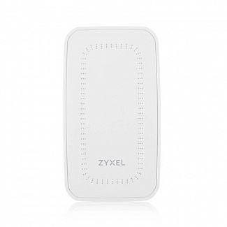 Точка доступа/ Access point Zyxel NebulaFlex Pro WAX300H, WiFi 6, 802.11a/b/g/n/ac/ax (2.4 and 5 GHz), MU-MIMO, wall-mounted, 2x2 antennas, up to 575+2400 Mbps, 4xLAN GE (1x PoE out), 3G/4G protection, PoE only