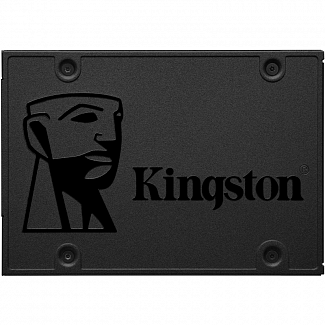 Твердотельный накопитель/ Kingston SSD A400, 480GB, 2.5" 7mm, SATA3, 3D TLC, R/W 500/450MB/s, TBW 160, DWPD 0.3 (3 года)