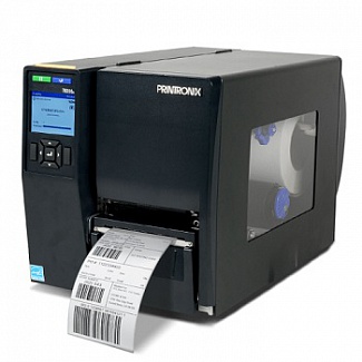 Термотрансферный принтер Printronix T6304e (300 dpi, валидатор ODV-2D), со встроенным модулем отделителя