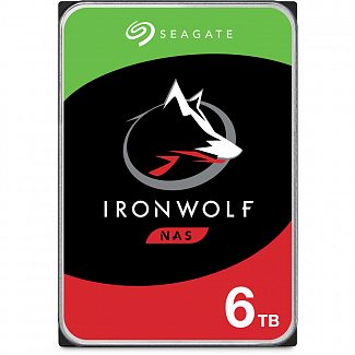 Жесткий диск/ HDD Seagate SATA3 6Tb IronWolf NAS 5400 256Mb 1 year warranty