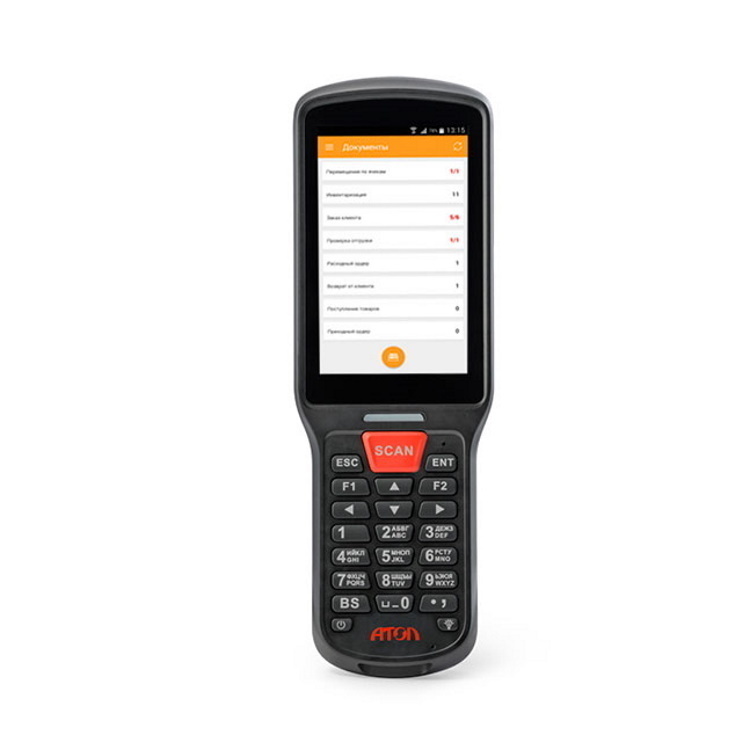 Мобильный терминал АТОЛ SMART.Lite (Android 7.0, 2D Imager SE4710, 4”, 2Гбх16Гб, Wi-Fi b/g/n, 5200 mAh, Bluetooth, БП) Вид 1