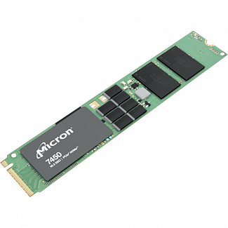 Micron SSD 7450 PRO, 1920GB, M.2(22x110mm), NVMe, PCIe 4.0 x4, 3D TLC, R/W 5000/2400MB/s, IOPs 735 000/120 000, TBW 3650, DWPD 1 (12 мес.)