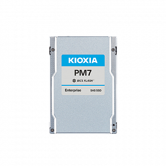 Серверный твердотельный накопитель/ KIOXIA SSD PM7-V, 3200GB, 2.5" 15mm, SAS 24G, TLC, R/W 4200/3650 MB/s, IOPs 720K/340K, TBW 17520, DWPD 3 (12 мес.)