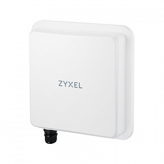 Маршрутизатор/ Zyxel NR7101 Outdoor 5G router (2 SIM cards are inserted), IP68, support for 4G / LTE Сat.20, 6 antennas with cal. amplification up to 10 dBi, 1xLAN GE, PoE only, PoE injector included