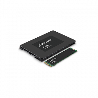 Micron SSD 5400 PRO, 1920GB, 2.5" 7mm, SATA3, 3D TLC, R/W 540/520MB/s, IOPs 95 000/33 000, TBW 5256, DWPD 1.5 (12 мес.)