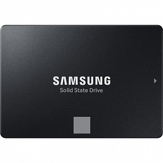 Твердотельный накопитель/ Samsung SSD 870 EVO, 4000GB, 2.5" 7mm, SATA3, 3-bit MLC, R/W 560/530MB/s, IOPs 98 000/88 000, DRAM buffer 4096MB, TBW 2400, DWPD 0.33 (12 мес.)