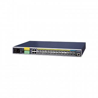 коммутатор/ PLANET IGS-6325-20S4C4X IP30 19" Rack Mountable Industrial L3 Managed Core Ethernet Switch, 14*100/1G SFP with 4 shared 10/100/1000T + 10*1G/2.5G SFP + 4*10G SFP+ (-40 to 75 C, AC + 2 DC, DIDO), ERPS Ring, 1588, Modbus TCP, Cybersecurity featu