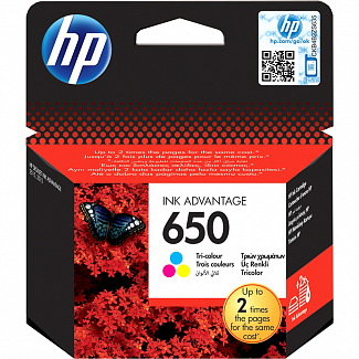 Картридж/ HP 650 Tri-colour Ink Cartridge