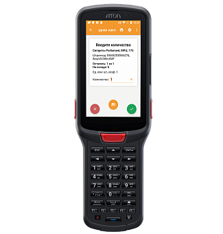 Мобильный терминал АТОЛ Smart.Pro (Android 9.0, 2D Imager SE4750, 4,5”, 3Гбх32Гб, Wi-Fi b/g/n, 6000 mAh, BT 5.0, БП) (Предзаказ ТСД АТОЛ Smart.Pro)