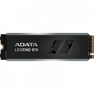 Твердотельный накопитель/ ADATA SSD LEGEND 970, 1000GB, M.2(22x80mm), NVMe 2.0, PCIe 5.0 x4, 3D NAND, R/W 9500/8500MB/s, IOPs 1 300 000/1 400 000, TBW 700, DWPD 0.38, with Heat Sink (5 лет)
