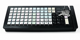 Клавиатура Posiflex KB-6600U-B Программируемая черная, без ридера
