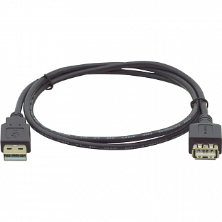 Кабель USB-A 2.0 вилка-розетка, 0,9 м