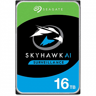 Жесткий диск/ HDD Seagate SATA3 16Tb SkyHawk Al Surveillance 7200 256Mb 1 year warranty