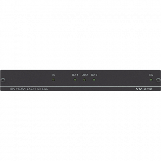 Усилитель-распределитель 1:3 HDMI UHD; поддержка 4K60 4:4:4, HDMI 2.0/ 1:3 distribution amplifier for up to 4K HDR, HDMI 2.0 signals