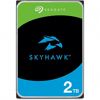 Жесткий диск/ HDD Seagate SATA 2Tb SkyHawk 5400 rmp 6Gb/s 256Mb 1 year warranty (replacement ST2000VX008)