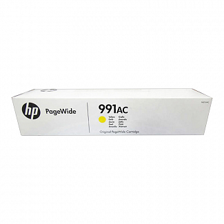Тонер-картридж/ Картридж HP 991AC для PageWide Managed MFP P77440/P77740/P77940, желтый (16 000 стр.)