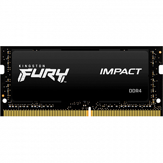 Память оперативная/ Kingston 16GB 2666MHz DDR4 CL15 SODIMM 1Gx8 FURY Impact