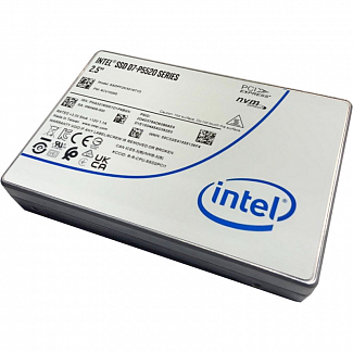 Твердотельный накопитель/ Intel SSD D7-P5520 Series, 3.84TB, U.2(2.5" 15mm), NVMe, PCIe 4.0 x4, TLC, R/W 6700/3600MB/s, IOPs 1 000 000/200 000, TBW 7000, DWPD 1 (12 мес.)
