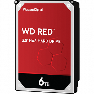 Жесткий диск/ HDD WD SATA3 6Tb NAS Red 5400 256Mb 1 year warranty