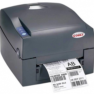 G530UES, термо/термотрансферный принтер, 300 dpi, 4 ips, (дюймовая втулка риббона), USB+RS232+Ethernet.