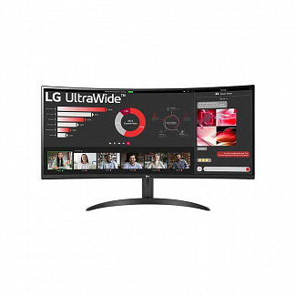 Монитор LG LCD 34WR50QC-B/ LG UltraWide 34WR50QC-B 34" Curved VA monitor, 3440x1440, 300cd/m2, 21:9, 5мс (GtG), HDMIx2, DP, 100Hz, 178/178, FreeSync, HDR 10, VESA (100x100 мм)