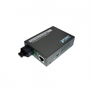 FT-801 медиа конвертер/ 10/100Base-TX to 100Base-FX (ST) Bridge Media Converter, LFPT Supported