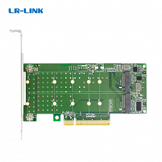 Адаптер для SSD/ PCIe x8 to 2-Port M.2 NVMe Adapter