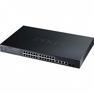 Коммутатор/ Multigigabit Smart L3 Lite switch Zyxel NebulaFlex XMG1915-18EP, rack 19", 16xRJ-45: 1/2.5G (8 of them PoE++), 2xSFP+, PoE budget 180 W