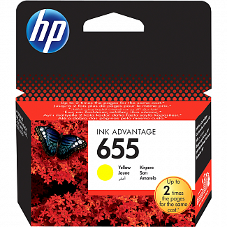 Картридж/ HP 655 Yellow Ink Cartridge