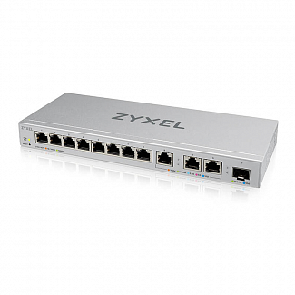Коммутатор/ Zyxel XGS1250-12 Smart L2 switch , 8xGE, 3x1 / 2.5 / 5 / 10G, 1xSFP +, desktop
