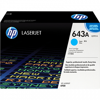 Тонер-картридж/ HP Color LaserJet Q5951A Cyan Print Cartridge