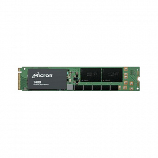Micron SSD 7450 PRO, 960GB, M.2(22x110mm), NVMe, PCIe 4.0 x4, 3D TLC, R/W 5000/1400MB/s, IOPs 520 000/82 000, TBW 1700, DWPD 1 (12 мес.)