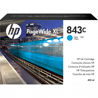 Картридж/ HP 843C 400-ml Cyan Ink Cartridge