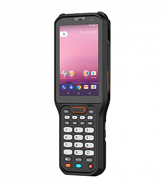 RT 40 (Android 10 / 1.8 GHz / 8xCore, Kryo 260 CPU / Qualcomm SD 636 / 3+32 GB / Zebra SE4750 MR / 2D Imager / 4.0" / 480 x 800 / 4G (LTE) / BT / GPS / Wi-Fi / 5200 mAh / NFC / IP 67 / 425 g / 29 key)