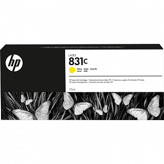 Картридж/ HP 831C 775ml Yellow Latex Ink Cartridge