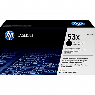 Тонер-картридж/ HP LaserJet Q7553X Black Print Cartridge