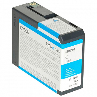 Струйные картриджи/ Epson Stylus Pro 3800 Ink Cartridge (80ml) Cyan