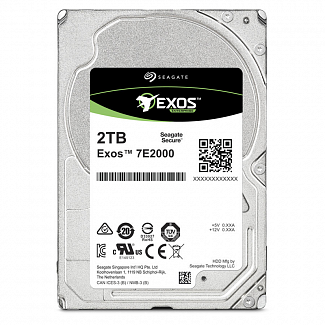 Жесткий диск/ HDD Seagate SATA 2TB Exos 2.5"" 7200 128Mb 1 year warranty