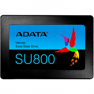 Твердотельный накопитель/ ADATA SSD Ultimate SU800, 512GB, 2.5" 7mm, SATA3, 3D TLC, R/W 560/520MB/s, IOPs 85 000/85 000, DRAM buffer 512MB, TBW 400, DWPD 0.7 (3 года)
