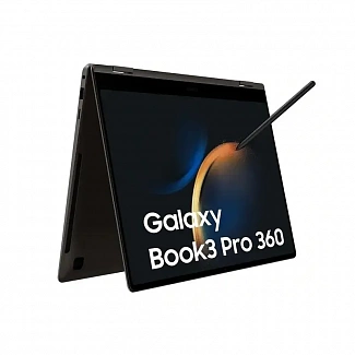 Galaxy Book3 Pro 360 16"(2880x1800 AMOLED)/Touch/Intel Core i5 1340P(1.9Ghz)/16384Mb/512PCISSDGb/noDVD/Int:Intel Iris Xe Graphics/Cam/BT/WiFi/76WHr/war 1y/1.66kg/Graphite/Win11Home + Eng kbd 3 pin